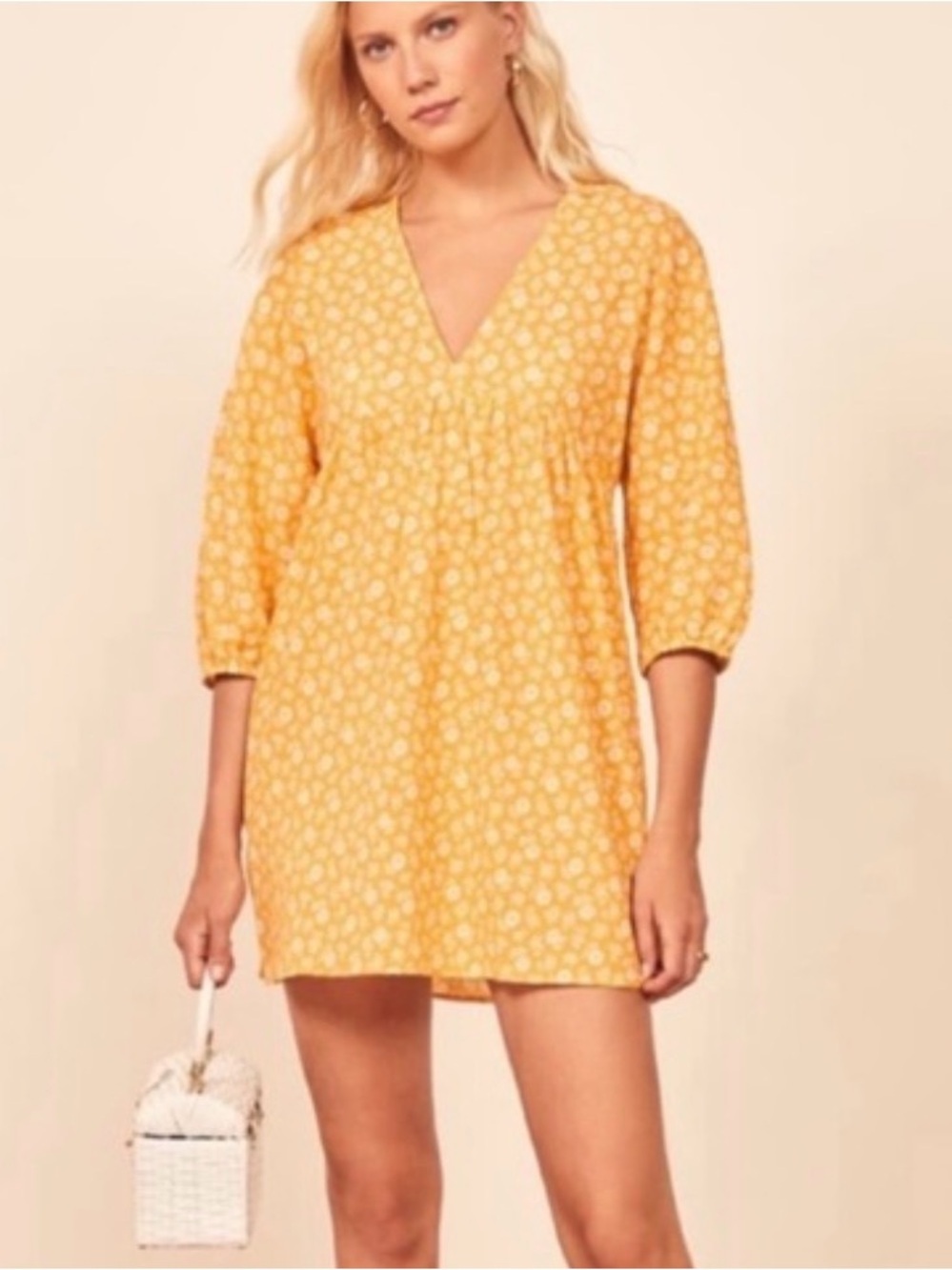 Reformation Baja Mini Dress Size S